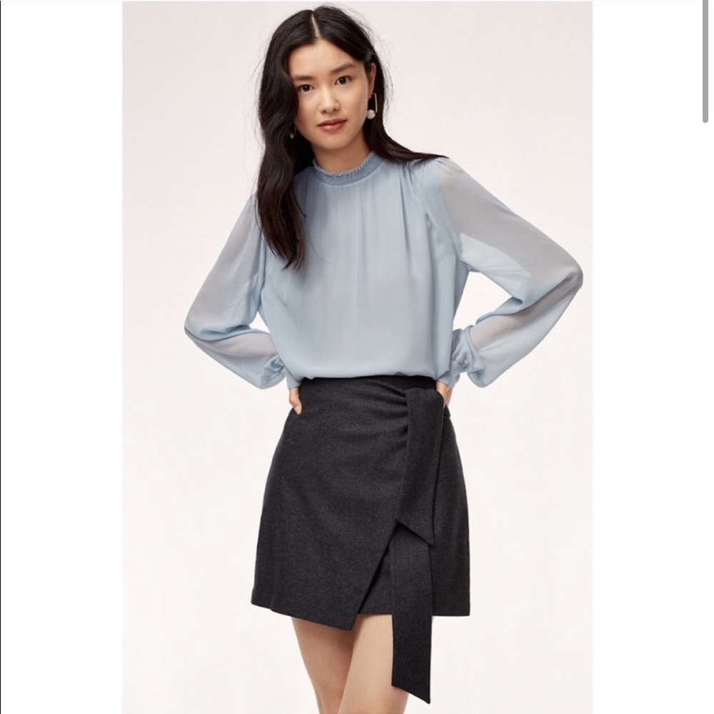 Wilfred Dorine Wrap Front Skirt